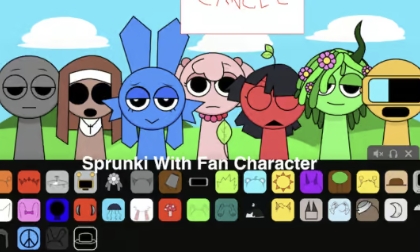 Sprunki Phase 7 With Fan Character